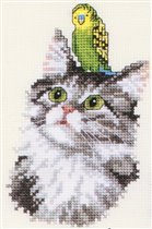 J. Crews Cat & Parakeet