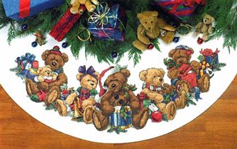 Christmas Bears Tree Skirt