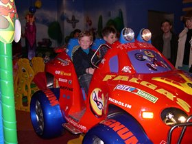 На большой машине