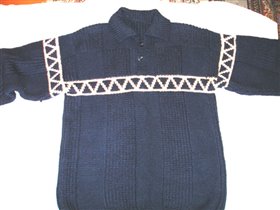 Синий пуловер-2