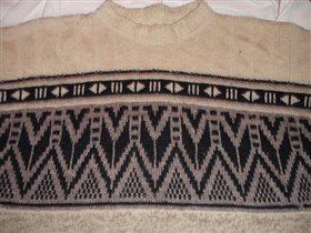 Пуловер с рисунком-1