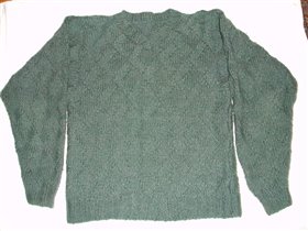 Зеленый пуловер-1