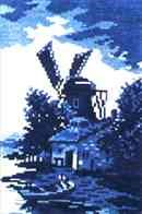Blue windmill