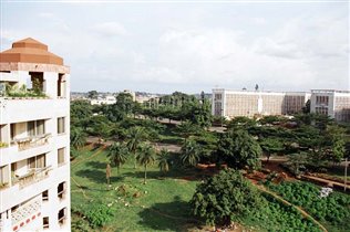 Вид с крыши отеля Хилтон