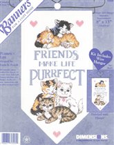 Dim. Friends Make Life Purrfect