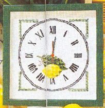 Часы с лимоном