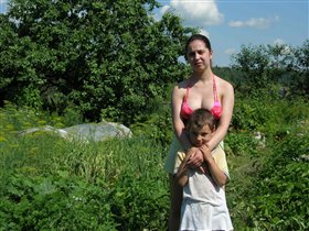 В огороде со старшим