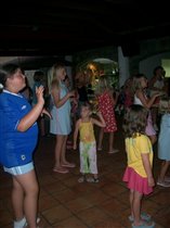 На детской дискотеке