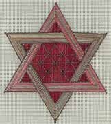 Six-Pointed Star An Online Class by Lois Caron red