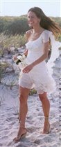 Valentino white georgette dress