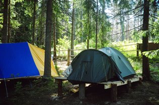 лагерь на Валдае