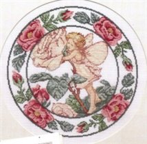 Plate Rose Fairy