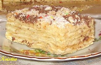 Торт 'Наполеон' - разрез