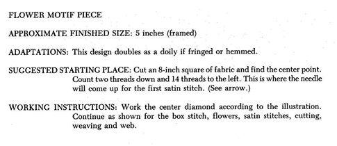 flower motif инструкция