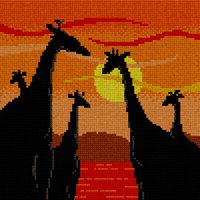 40-J African Wildlife - Giraffe