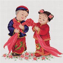 37-S Chinese happy marriage blessing