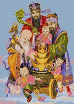 37-E Chinese Blessing Gods