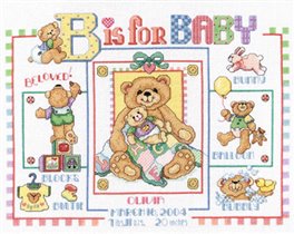 B is for Baby Birth Announcement