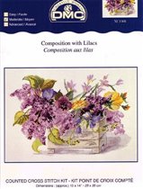 Composition with lilacs.DMC