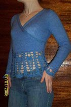 кофточка с запахом