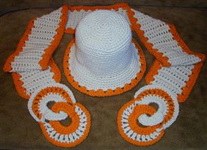 Шляпа и шарф