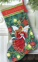 DIM_09135_Christmas Angel Stocking (Gold)