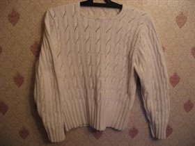 Джемпер белого цвета