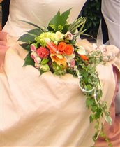 Her flowers'wedding
