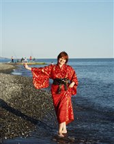 кимоно  на море