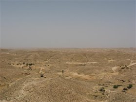 Лунный ландшафт горной Сахары