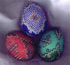 Пасхальные яйца по схеме М. Ляукиной