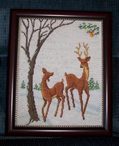 Олени - зимняя сказка