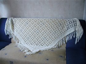 шаль крючком