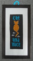 Закладка 'Кот и мыши'