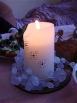 свеча горела на столе