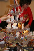 Новогодняя елка с украшениями