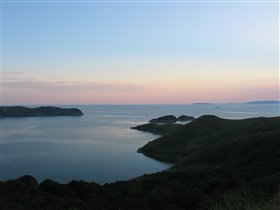 бухта витязь закат