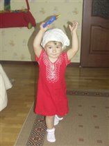 Янка в национальном тунисском платье