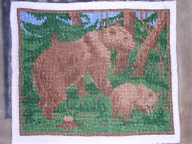 Вышивка 'Мишки'