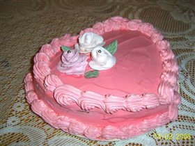 Торт к дню св.Валентина