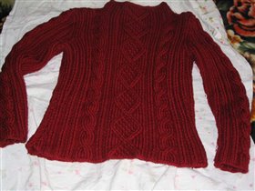 мамин красный свитер