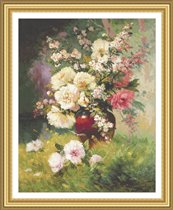 Classic Cross Stitch - fr 179 Anemones and Cherry Blossoms1