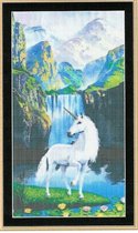 white horse waterfall