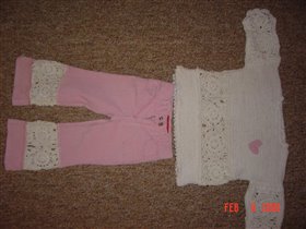 розовый костюмчик для старшей