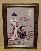 Японки в лодочке от 'Риолис'