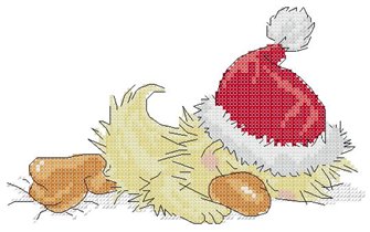 sleeping santa