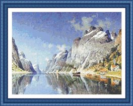 Classic Cross Stitch - SC 195 Northern fjord