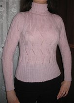 Розовый кашемировый свитерок