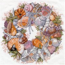 Janlynn Seashell Wreath