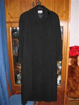 Пальто чёрное,материал букле рост 165-170.